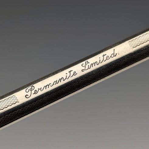 英国ヴィンテージ ライフロング 純銀製 推進式シャープペンシル