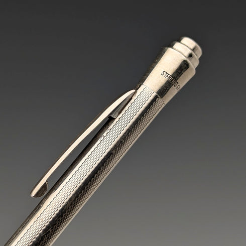 英国ヴィンテージ ライフロング 純銀製 推進式シャープペンシル