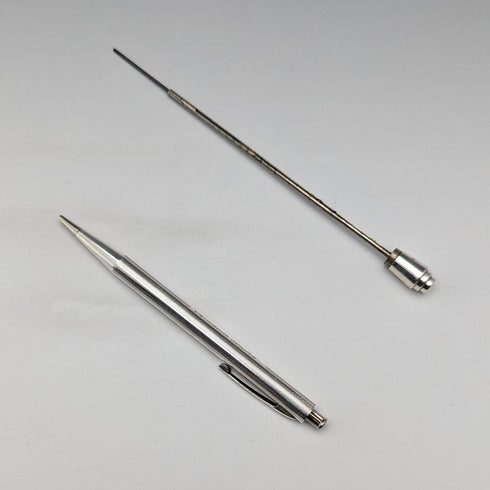 英国ヴィンテージ ライフロング 純銀製 推進式シャープペンシル