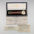 1958 British Garrard 9K solid gold Denison case men's wristwatch in box, serviced
