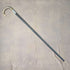 Vintage Gentleman's Sterling Silver Decorated Curved Horn Handle Walking Stick 86cm
