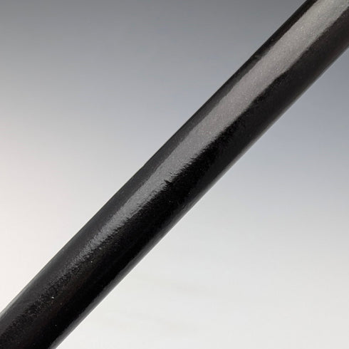 1933年 英国ヴィンテージ 紳士用 純銀装飾 曲がりハンドル ステッキ 杖 82cm