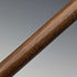 1918 British antique gentleman's walking stick, 91cm, embossed pure silver decoration, curved handle