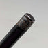 1897 British antique gentleman's pure silver decorated L-shaped horn handle walking stick 83cm