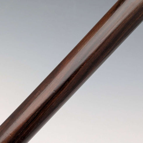 1925年 英国ヴィンテージ 紳士用 純銀製 丸ハンドル ステッキ 杖 84cm