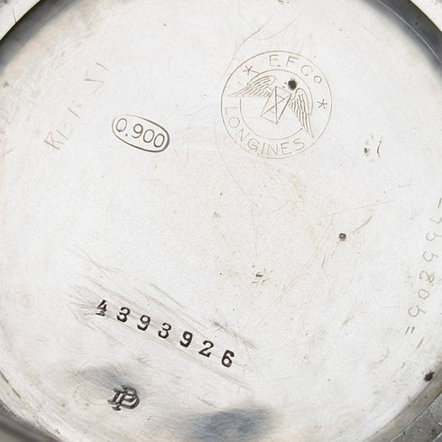 Circa 1925 Vintage Longines Pocket Watch Thin Niello Case Cal18.79N In good working order