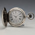 Antique Billodes/Zenith pocket watch, circa 1913, engraved silver side hunter case, in working condition