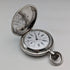 Antique Billodes/Zenith pocket watch, circa 1913, engraved silver side hunter case, in working condition