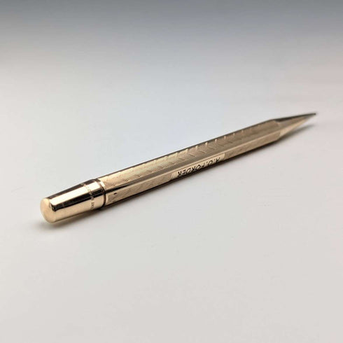 英國復古 Yard O 紅色捲金自動鉛筆