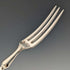 1900 British antique pure silver blades, mother of pearl handles, dessert cutlery set of 6, Atkin Brothers