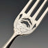 Circa 1860 British Antique Pure Silver Handle Fish Cutlery 6 Pair Aaron Hadfield
