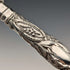 1840 British Antique Pure Silver Handle Fish Cutlery, 4 Pairs, William Sansom