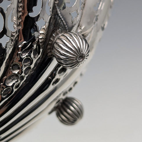 1895 年英國古董純銀貝殼形腿盤 88 克阿特金兄弟