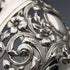1896 British antique sterling silver basket with earrings and movable handles, 159g, John Round