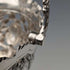 1896 British antique sterling silver basket with earrings and movable handles, 159g, John Round