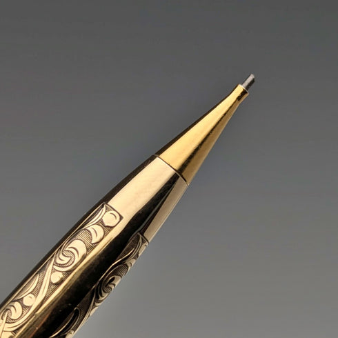 Vintage American Sheaffer 12K gold plated mechanical pencil and ballpoint pen set in case