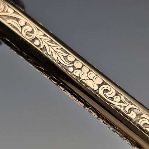 Vintage American Sheaffer 12K gold plated mechanical pencil and ballpoint pen set in case