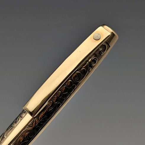 美國復古 Schafer K12 鍍金自動鉛筆/原子筆套裝附盒