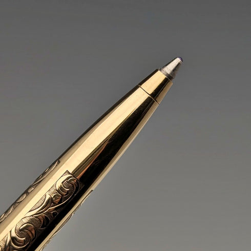 Vintage American Sheaffer 12K gold plated mechanical pencil and ballpoint pen set in case