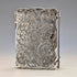 1847 British antique sterling silver card case with chain, 80g, Nathaniel Mills