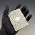 1847 British antique sterling silver card case with chain, 80g, Nathaniel Mills