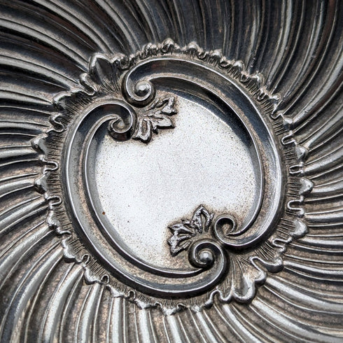 Set of 6 vintage British silver plate bowl dishes