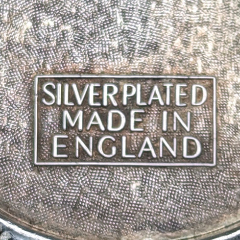 Set of 6 vintage British silver plate bowl dishes