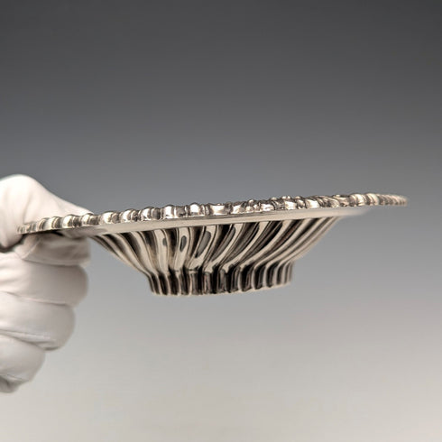 Set of 6 vintage British silver plate bowl dishes