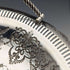 Circa 1900 British antique silver plate basket with movable handle Roberts & Belk