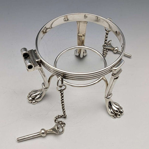 1875年頃 英国アンティーク シルバープレート製 バチェラー ティーケトルセット