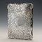 1901 British antique sterling silver double door card case 103g William Aitken