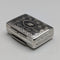 1834 British antique sterling silver vinaigrette with sponge by Edwin Jones