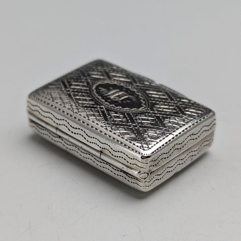 1834 年英國古董純銀油醋汁配海綿 Edwin Jones