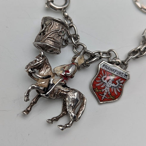 1970 年代英國復古純銀吊飾手鍊 32 克