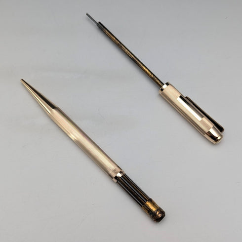 英国ヴィンテージ ヤード・オ・レッド ロールドゴールド 推進式ペンシル ケース入