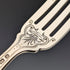 Circa 1870 British antique pure silver fish cutlery set of 6 pairs, total weight 624g, John Gilbert