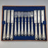 Late 19th Century British Antique Silver Plate Cutlery Set of 6 Pairs Barker Brothers