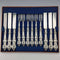 1882 British Antique Silver Plate Cutlery Set of 6 Pairs Elkington