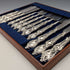 1882 British Antique Silver Plate Cutlery Set of 6 Pairs Elkington