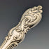 1882 British Antique Silver Plate Cutlery Set of 6 Pairs with Carved Blades, Elkington