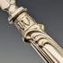 1882 British Antique Silver Plate Cutlery Set of 6 Pairs with Carved Blades, Elkington