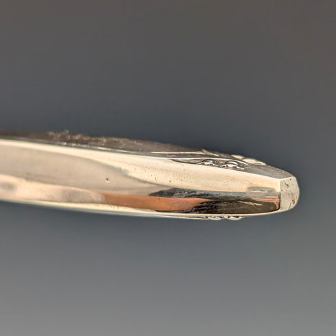 Circa 1900 British Antique 800 Silver Handle Cutlery Set of 6 by Mappin & Webb