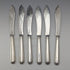 Circa 1870 British antique pure silver fish cutlery set of 6 pairs, total weight 624g, John Gilbert