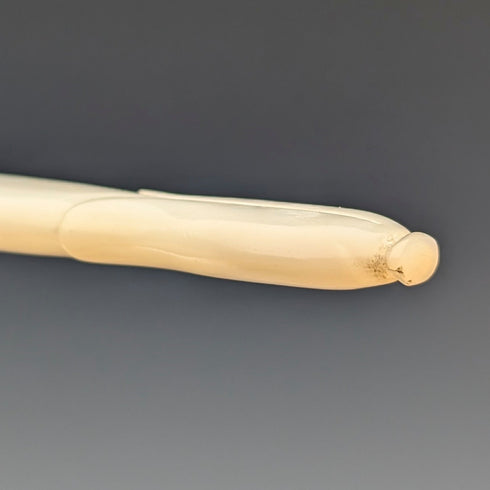 約 1890 年英國古董白色珍珠手柄甜點餐具 5.5 副套裝木盒裝