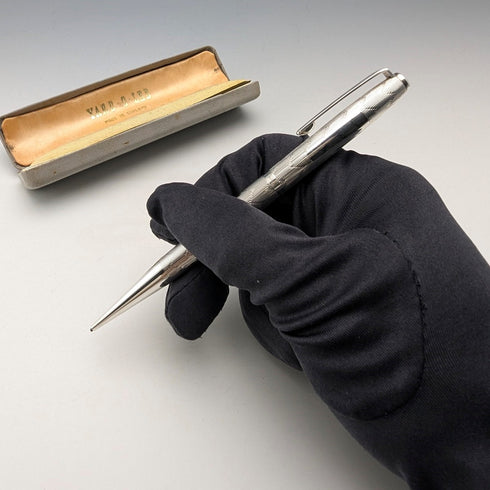 1965年 英国 ヤード・オ・レッド 純銀製 推進式ペンシル 替芯・ケース入り