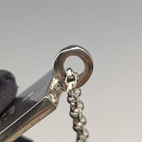 1977 年英國復古純銀錠吊飾 1/2 金衡盎司,搭配純銀鍊