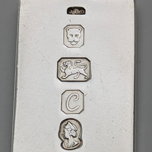 1977 年英國復古純銀錠吊飾 1/2 金衡盎司,搭配純銀鍊