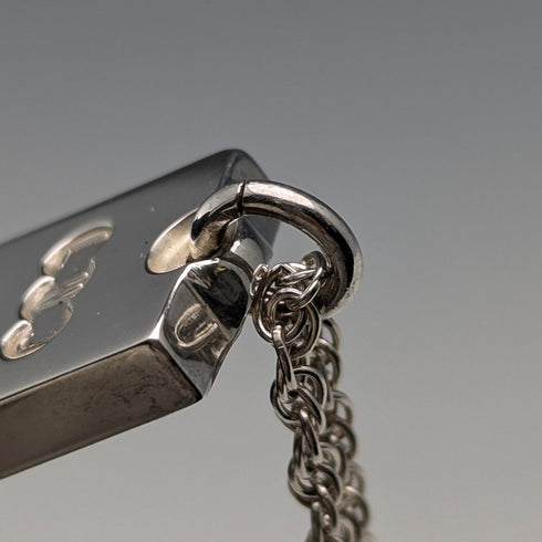 1977 年英國復古純銀錠吊墜 1 金衡盎司,附純銀鍊