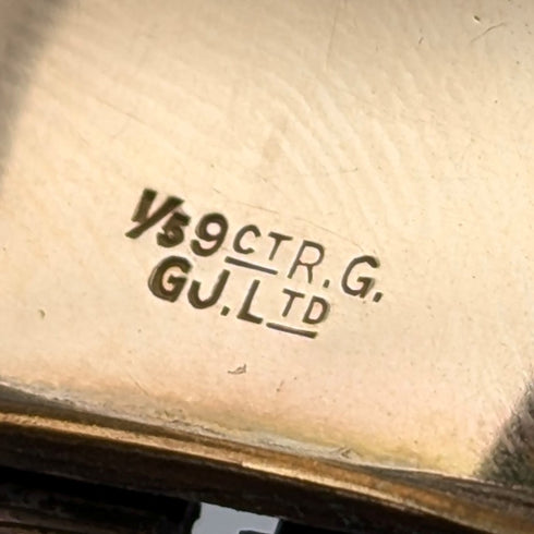 斯堪的納維亞復古 9 克拉金超厚卷金手鍊 Georg Jensen