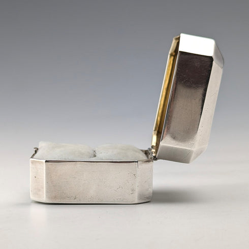 Vintage Sterling Silver Ring Box / Jewelry Box BIRKS